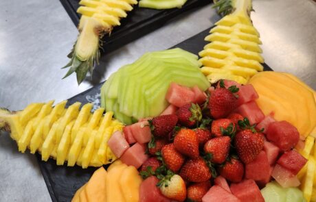 Pretty fruit tray for an event