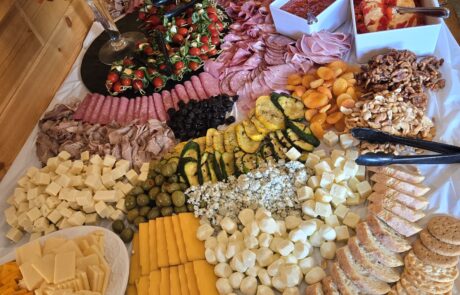 Charcuterie Table set up for an event